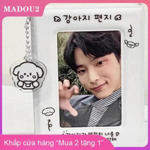 [COD] MADOU2 Phong cách Ins Kem Con chó con duy nhất cung điện lưới lá lỏng lẻo thẻ cuốn sách phong bì thẻ Túi Album Lưu trữ túi