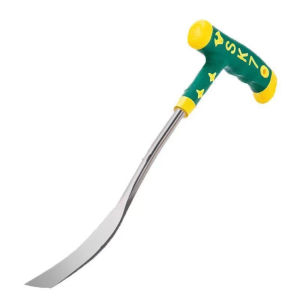 Sekop Penggali Sayuran Liar Sekop Taman Gagang Karet Bahan Stainless Mini Alat Berkebun Gardening Tools/Lempak Besi Linggis Tanah Sekop Tanah Galih Tanah Model Pijakan Sekop Penggali Tanah Cangkul Injak Cangkul Mini Rumput Baja