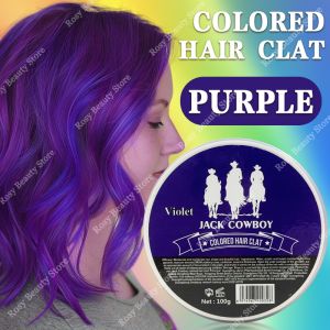 Hair Color Wax Washable Instant Hair Dye Hair Color Wax Men DIY Hairstyle Paste Dye Cream