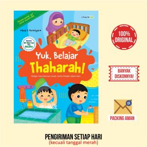 Buku Anak Islam Yuk Belajar Thaharah! Belajar Cara Bersuci Lewat Cerita (Full Color)