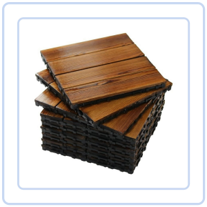 【Pure Care】 Wooden/ Grass Deck Tiles Outdoor DIY Garden Patio Courtyard Interlocking