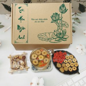 ✅Hộp trà long nhãn táo đỏ kỷ tử sấy khô dưỡng tâm bổ máungủ ngonđẹp da giảm cân Trà Hoa Ngân Anh