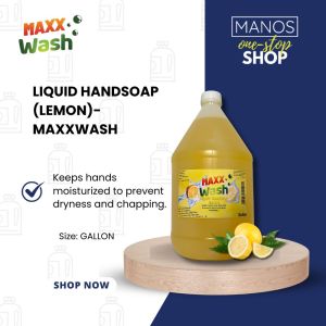 MAXXWASH LIQUID HANDSOAP LEMON  / GALLON