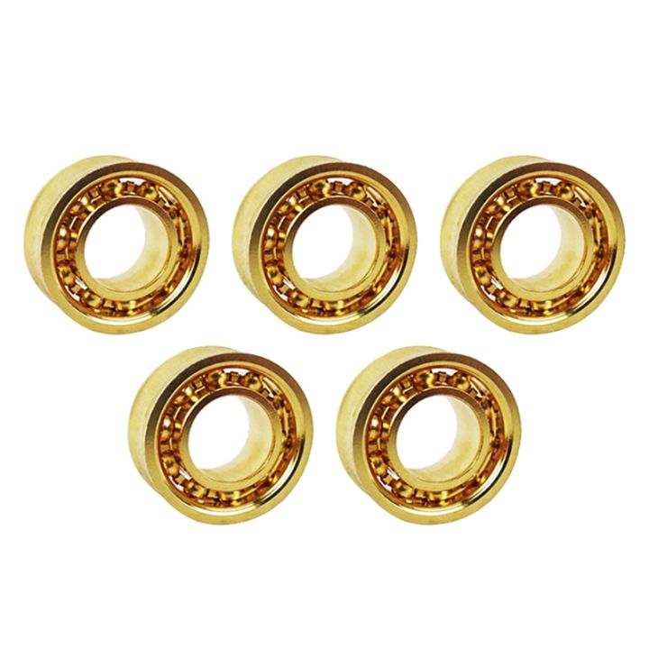5Pcs Gold 10 Ball Kk Yoyo Bearing Professional Extra Long Sleep Idling