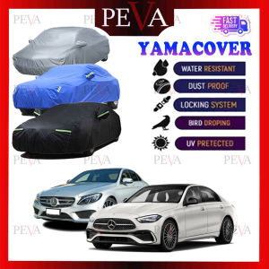 Merces Benz C-Class New YAMACOVER layer 3 Color Car Cover Full Protection Outdoor Waterproof Penutup Kereta Selimut