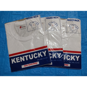 Kentucky T-shirt Round Neck White for Adult