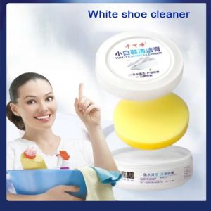 KRIM PEMBERSIH SEPATU INSTANT WAX WHITE SHOES DENGAN BUSA SPONS ORIGINAL