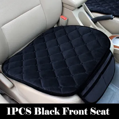 Car Seat Cushion Cover Universal Plush Non Slip Front Rear Seat Mat Cushion Set Chair Protector Car Interior Accessories