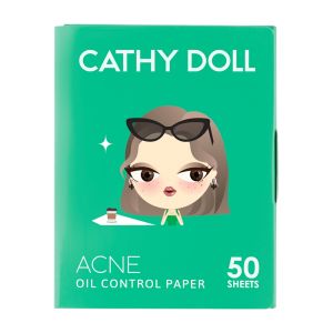 เคที่ดอลล์ กระดาษซับหน้ามัน แผ่นซับมัน (50แผ่น) Cathy Doll Oil Control Paper