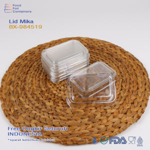 alumunium foil cup BX 984519 + TUTUP MIKA
