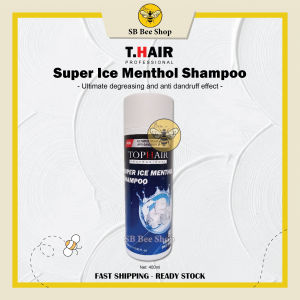 T.Hair Super Ice Menthol Shampoo 400ml - Ultimate degreasing and anti dandruff effect去油去头皮屑薄荷冰凉洗发水