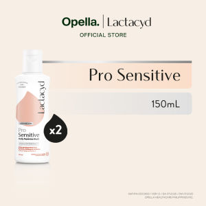 Lactacyd Pro Sensitive Feminine Wash Cleanser Soothing Gentle Balancing 150mL x2