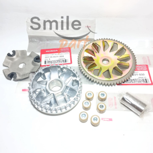 Rumah Roller Assy Set Beat Karbu Lama Old Spacy Scoopy Karbu KVY + Gigi Kipas Lawan Face Drive Honda