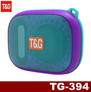 T&G TG-394 TWS Bluetooth V5.3 Super Bass Stereo Portable Wireless Speaker Ergonomic Design IPX7 Waterproof & Strap