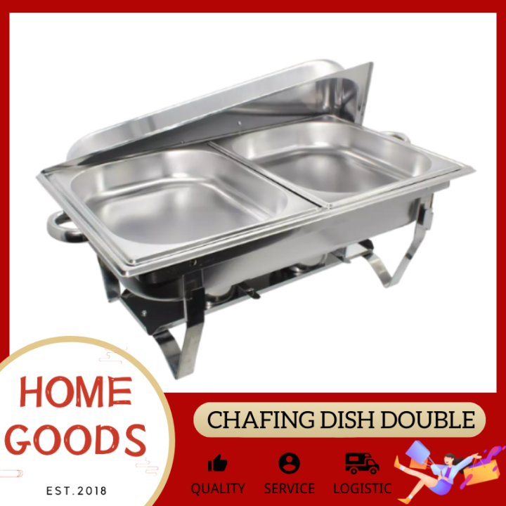 HOMEGOODS [1PC] 9.5Liters High Quality Stainless Steele Double and