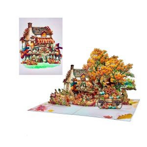 Thiệp 3D Động Vật Ngộ Nghĩnh Pop Up – Thiệp Chúc Mừng Sinh Nhật Ngày Lễ Kỷ Niệm Quà Tặng Dễ Thương