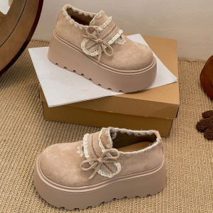 Free Shipping Retro-Style Height-Increasing Thick-Soled WomenS Shoes 2026 New Collection Suitable For Spring And Autumn Pairs Well With Skirts Soft-Soled Casual Flats