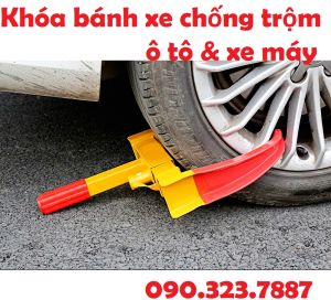 Khóa bánh xe chống trộm ô tô xe máy cho chung cư gia đình Văn phòng… Dạng càng cua.