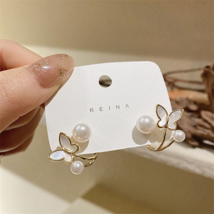 Niche Design Advanced Light Luxury Ear Clips Earrings