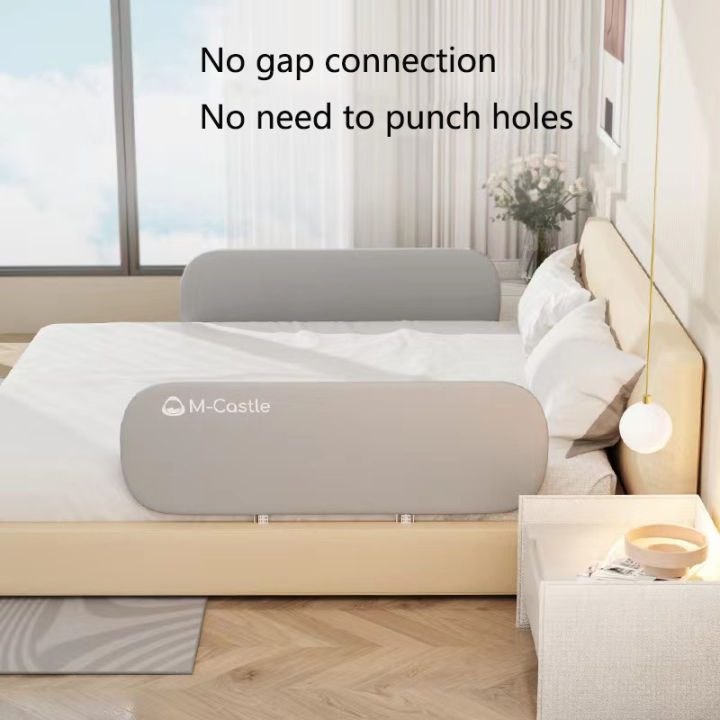 1.2m Foldable Baby Safety Bed Guard Rail Safety Guard Fence Kids Bed