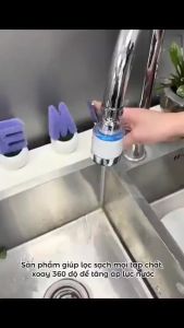 Đầu Lọc Nước Lõi Trắng Thay Lõi Khi Bẩn Bộ Vòi Lọc Nước Đa Năng Khử Clo Lọc Sạch Tinh Khiết