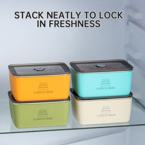 Stainless Steel Refrigerator Fresh-Keeping Storage Box Food Grade Fresh Vegetable Fruit Boxes Microwave Oven Lunch Box