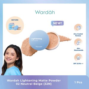 Wardah Lightening Matte Powder - Bedak Tabur Wardah Tahan Lama BPOM