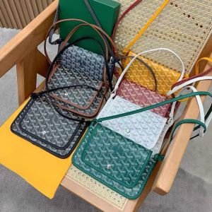 [] GAOY goyard Envelope Bag Womens Dog Tooth Crossbody Bag Small Messenger Bag Printed Womens Bag Versatile Handbag