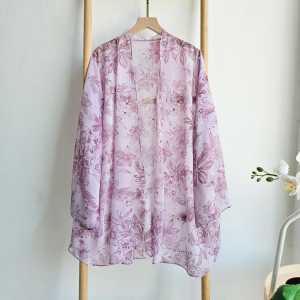 Emikoawa Outer Wanita Ganes - Outerwear Cardigan Premium Atasan Kekinian