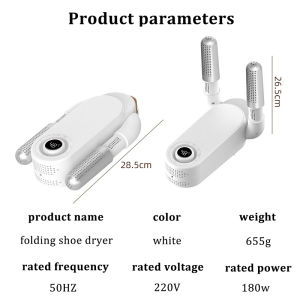 (1-3 Days Delivered)Portable Folding Shoes Dryer Electric Drying shoe dehumidifier Odor Eliminator Antibacterial Heater UV Sanitizing Home Dormitory