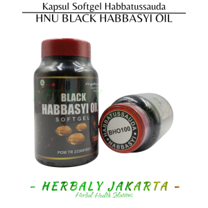 HNU Black Habbasyi Oil Softgel Kapsul - Suplemen Imun Booster dengan ekstrak Habbatussauda & Nigella Sativa