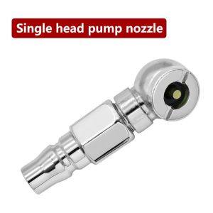 Car Tire Inflator Nozzle Car Air Chuck Double Head Tire Inflator Nozzle For Car and Truck