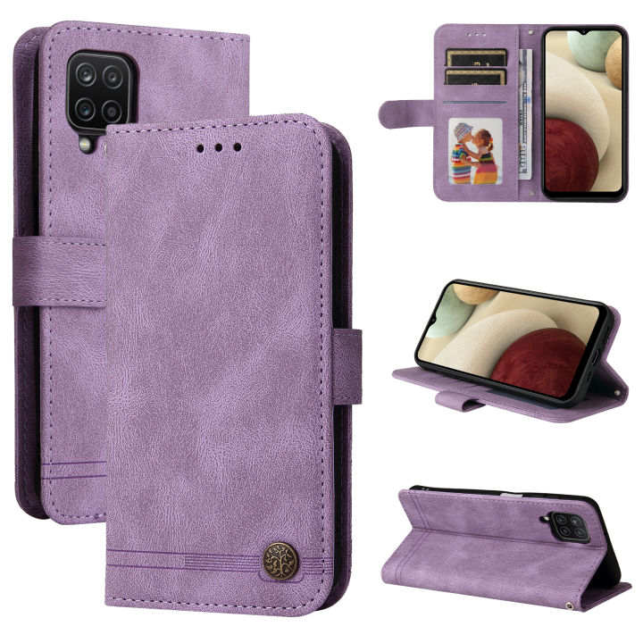 Thinmon%20for%20Samsung%20A12%20M12%20F12%20A13%20A22%20A32%20A52%20A72%20A42%205G%20M32%204G%20Retro%20Phone%20with%20Card%20Slot,%20Magnetic%20Cover%20Case%20-%20Image%205