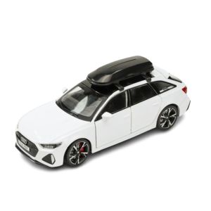 RXHWF 1:32 Audi RS6 Toy Car Model Alloy 7 Doors Opened Audi RS6 Pull Back Car Toy Car Ornament Simulation Audi Alloy Car Model Festival Gift