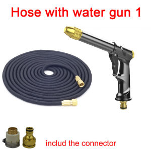 Garden Hose Set With Expandable Water Injector Magic Hose High Pressure Watering Hose Car Wash Sprayer