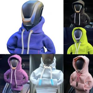 LGJGHJG Handle Protective Cover Gear Shift Hoodie Cover Universal Shift Knob Cover Car Shift Lever Cover Durable Cute Gear Handle Decoration Gear Handle Decoration