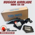 HUGGER SPAKBOR KOLONG MOTOR AIR BLADE old new vario 125 vario 150 SPAKBOR KOLONG BEAT HUGGER AIRBLADE VARIO 160 HUGGER AIRBLADE  ORIGINAL / HUGGER AIRBLADE 5IN1 KEMASAN DUS  TUTUP BOTOL RADIATOR COOLANT TANK COVER RESERVOIR STICKER WARNING PNP ORI. 