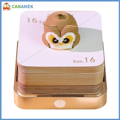 CANAMEK Cao cấp 2027 Led Bàn lịch với 3D ngày xé đi cho phong cách nhà văn phòng sử dụng