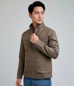 New Jaket Bomber Import Casual Pria Bolak Balik Bahan Katun l Jacket Kasual Polos Clasic Laki Laki