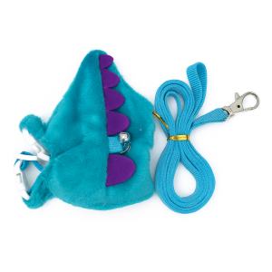 DFVDSPW Cartoon Ferret Vest Harness Dragon Design Adjustable Hamster Chest Strap Comfortable Flannel Guinea Pig Safety Vest For Mice Guinea Pig Kittens