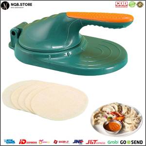Alat Press Cetakan Kulit Pangsit Pastel Manual Alat Penekan Pembentuk Lembaran Adonan Dimsum Siomay Dumpling Suikiaw Gyoza