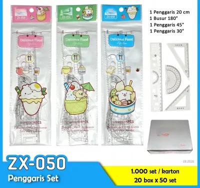 PENGGARIS SET ISI 4 (BOCAI)/GARISAN SET
