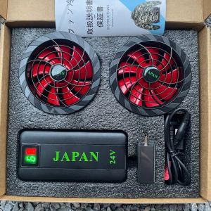Bộ áo Điều hòa Nhật Bản cao cấp JAPAN - Pin khủng 94.000mAh + Quạt 24V (9 cánh) Áo 2 lớp vải 3.1 dày dặn ( tặng đá khô)