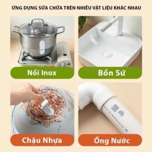 Miếng Dán Vá Nồi Đa Năng Chịu Nhiệt Chống Nước – 3 Set 10 Miếng – Sửa Nồi Inox Bồn Rửa Đồ Nhựa