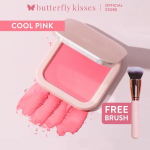 Butterfly Kisses Luminous Powder Blush | Cool Pink (Shimmer) | Radiant Glow Pigmented