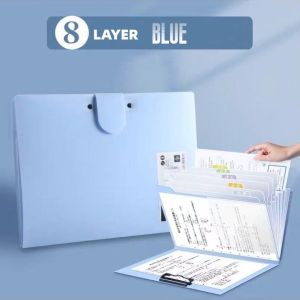 A3 Expanding File Folder Organizer Portable Document Organizer File Organizer Envelope Storage 8 Pockets