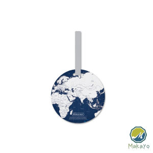 Makayo ป้ายชื่อกระเป๋า แท็กกระเป๋าเดินทาง บัตรสัมภาระ แบบกลม Luggage Tag