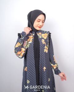GARDENIA DRESS BY MAREMA BAHAN PREMIUM DUAL LAYER BUSUI WANITA MODIS GAMIS KONDANGAN MURAH KEKINIAN