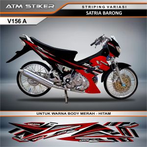 Striping variasi suzuki satria barong tahun 2008 - 2012