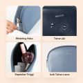 MINISO Tas Kosmetik Wanita Shell Tas Makeup Untuk Tas Travel Makeup. 